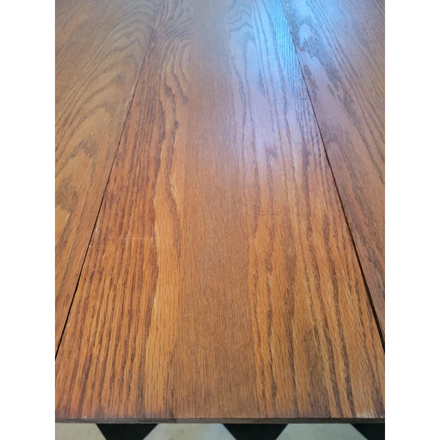 1920s Lion Clawfoot Oak Pedestal Table For Sale In Baltimore - Image 6 of 12