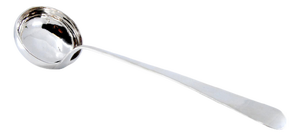 Plain Silver Soup Ladle with Handle