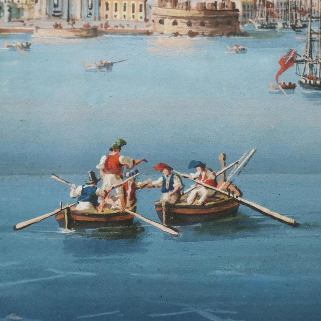 Sea View, 1800s, Gouache on Paper For Sale - Image 5 of 12