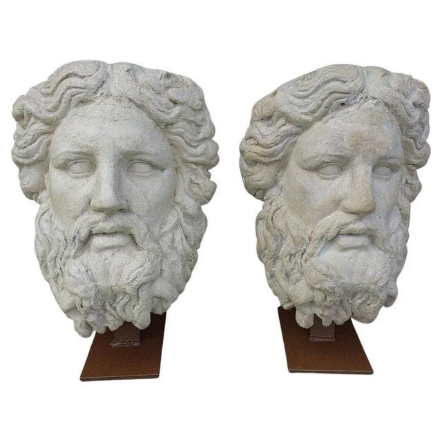 Large Classic Masks, 1950s, Set of 2 For Sale - Image 9 of 9