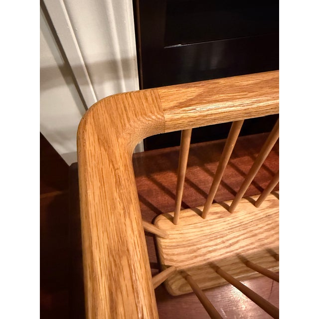 Arthur Umanoff Vintage Danish Modern Arthur Umanof-Style Magazine Rack For Sale - Image 4 of 4