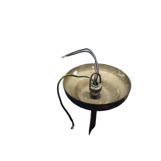 Silver Art Deco Style Chandelier, Poland, 1970s For Sale - Image 8 of 9