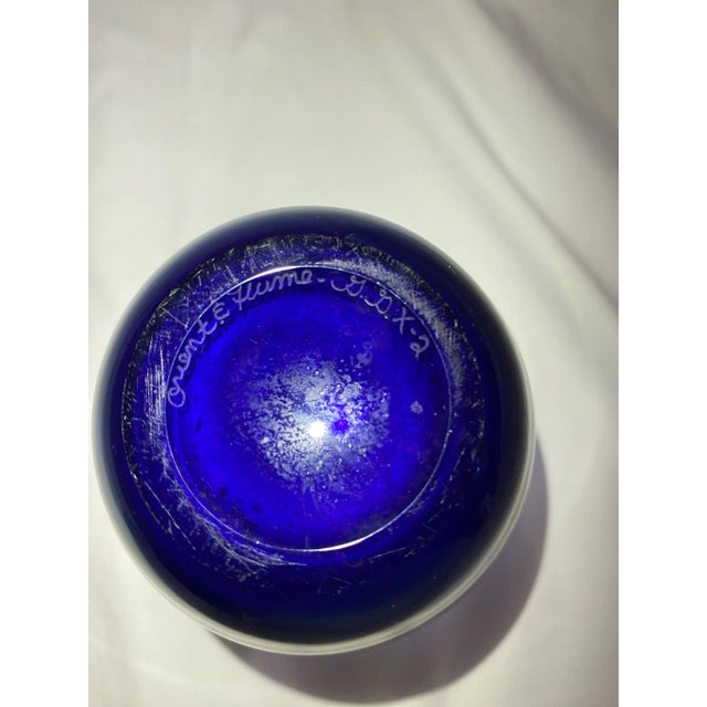 Glass 1980s Hand Blown Art Glass by Orient & Flume For Sale - Image 7 of 9