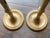 Tall Antique English Brass Candlesticks - A Pair For Sale - Image 9 of 13