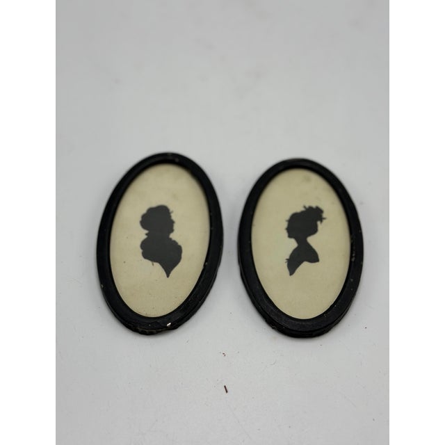 Paper Vintage Silhouettes, Set of Two For Sale - Image 7 of 7