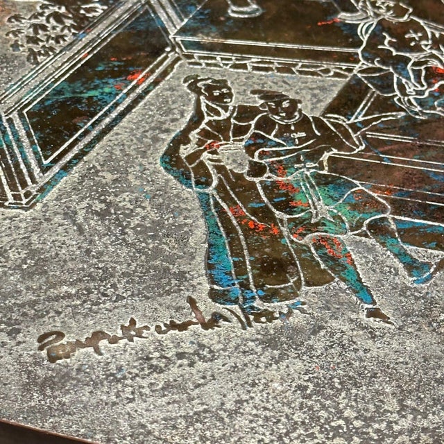 Philip and Kelvin LaVerne, Mid-Century Modern, Tao Side Tables, Bronze, 1960s - A Pair For Sale - Image 12 of 12