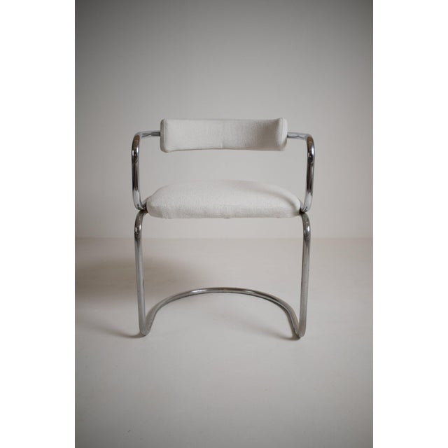 Silver Chairs by Renato Zevi for Roche & Bobois, 1970s, Set of 5 For Sale - Image 8 of 18