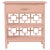 David Francis David Francis Furniture for Chairish Soba End Table, Chippendale Rosetone For Sale - Image 4 of 4