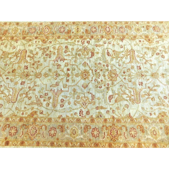 Textile Hand Knotted Pakistan Royal Chobi Runner Rug, 3'7"x 14' For Sale - Image 7 of 12