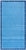 Doris Leslie Blau Dhurrie Vintage Blue With Navy Blue Flatweave Cotton Rug For Sale