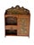 Aesthetic Movement Wall Cabinet with Hand-Painted Floral in Walnut, 1890s For Sale - Image 12 of 14