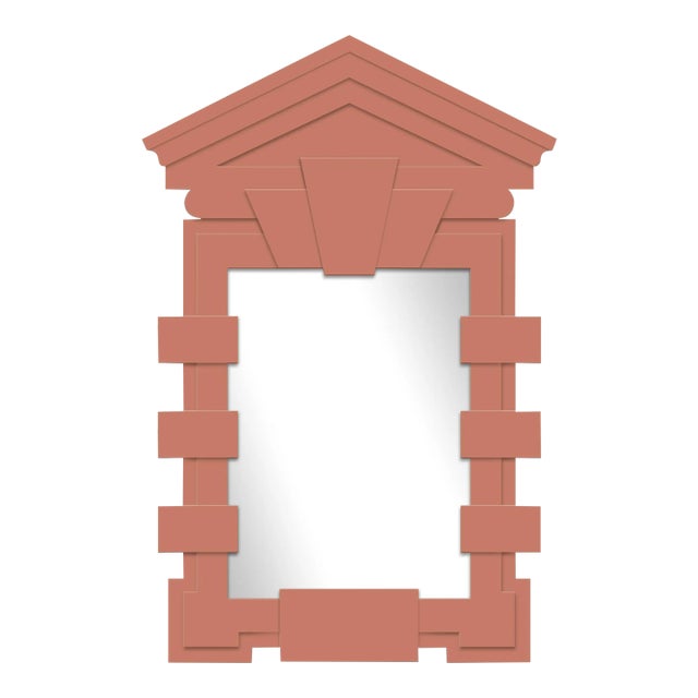 Fleur Home x Aldous Bertram Davenport Mirror in Red Earth, 31.75x48 For Sale