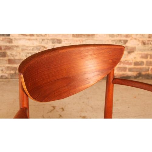 Mid-Century Modern Danish Teak Armchair by Peter Hvidt and Orla Molgard Nielsen for Soborg Mobler, 1950s For Sale - Image 3 of 13