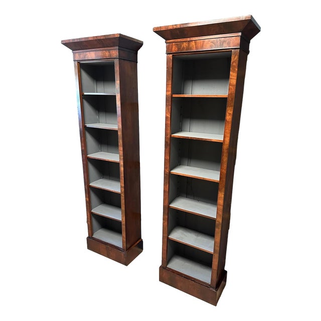 Open Bookcases, 1890s, Set of 2 For Sale