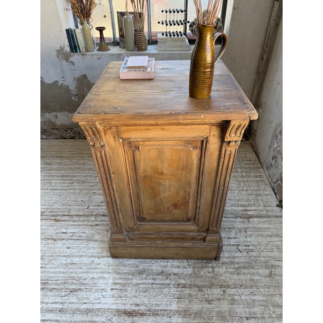Brown Small Pine Trade Counter, 1950s For Sale - Image 8 of 18
