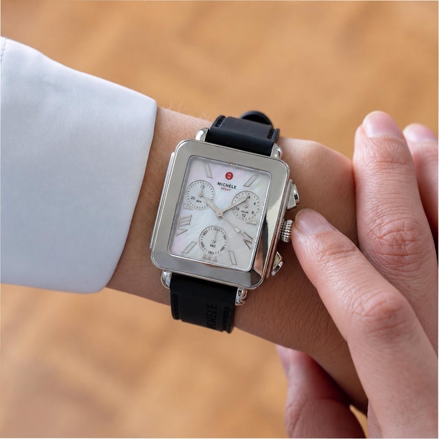 Ladies Michele Deco Sport 36mm Mww06k000071 Silver Dial Steel Quartz Watch For Sale - Image 11 of 11