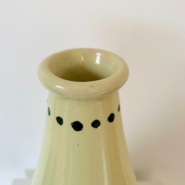 Black Monogrammed Ceramic Vase by Francis Jourdain, France, 1920s For Sale - Image 8 of 14