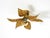 Vintage Florentine-Style Brass Ceiling Lamp by Willy Daro for Massive, Belgium, 1970s For Sale - Image 6 of 18