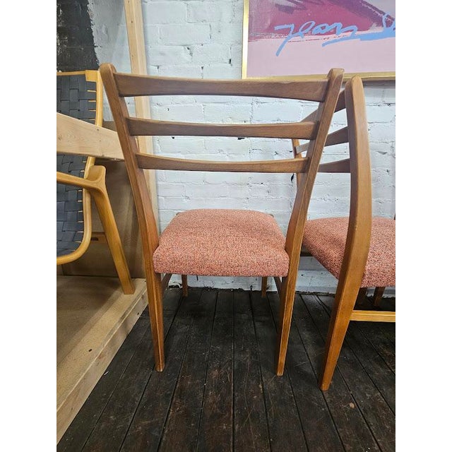 Niels Moller Set of Four (4) Danish Mid-Century Modern Dining Chairs in the Style of j.l. Møller, Denmark, C. 1960s For Sale - Image 4 of 12