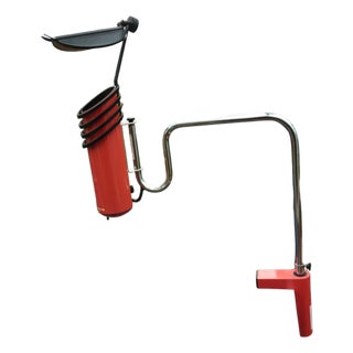 Salmon Skarabé Clamp Lamp from Ateljé Lyktan, Åhus, Sweden, 1970s For Sale