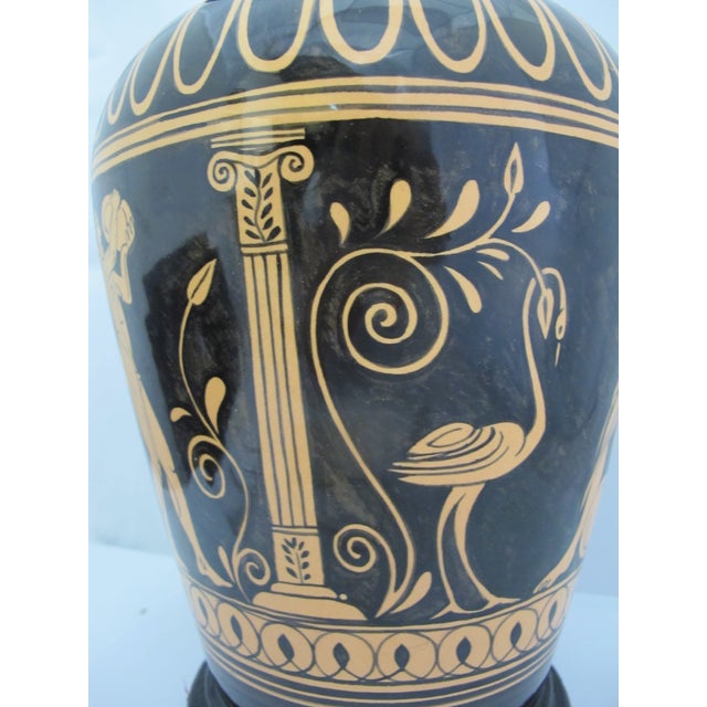 Connie Kiener Contemporary Greek Roman Style Stamnos Pacific Nw Pottery Vase For Sale - Image 10 of 14