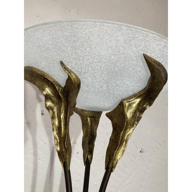 Metal Vintage French Floor Lamp, 1980s For Sale - Image 7 of 14