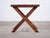 Vintage Folding Mahogany Tray Table, 1950s For Sale - Image 9 of 10