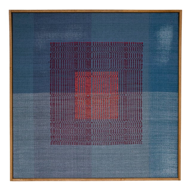 Flag No. 26 Handwoven Tapestry by Susanna Costantini For Sale