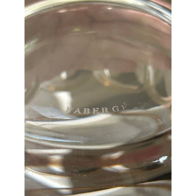 Late 20th Century Fabergé Crystal & Gilt Bronze Ice Pail / Champagne Bucket For Sale - Image 5 of 6
