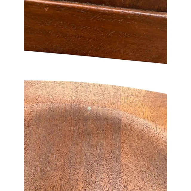 Brown Early 20th Century Robert Mitchell Furniture Co. Colonial Revival Mahogany Hall Chair For Sale - Image 8 of 10