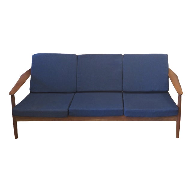FD 164 3-Seater Sofa in Teak by Arne Vodder for France and Sohn, Denmark, 1960s For Sale