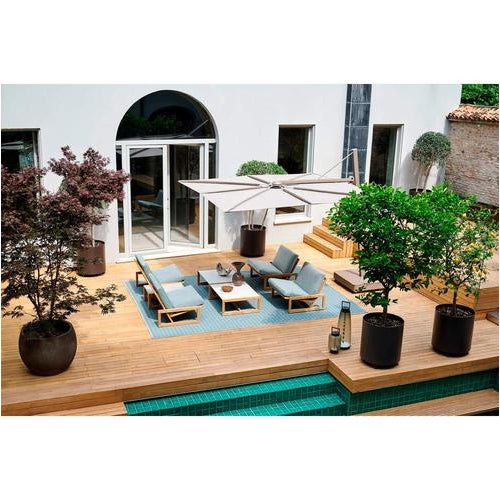 Wood Mid-Century Modern Outdoor Coffee Table by Tobia Scarpa for Cassina For Sale - Image 7 of 13