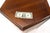 Late 20th Century Pair of Hexagon Walnut End Side Tables w/ One Door Cabinets Storage Compartment For Sale - Image 9 of 17
