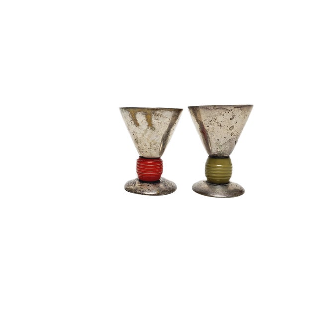 Art Deco Egg Chalices, Germany, 1950s, Set of 2 For Sale - Image 10 of 10