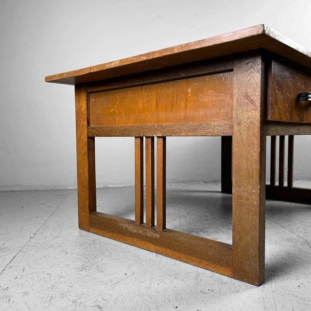 Japanese Shosai-Ki Writing Desk, 1940s For Sale - Image 4 of 10