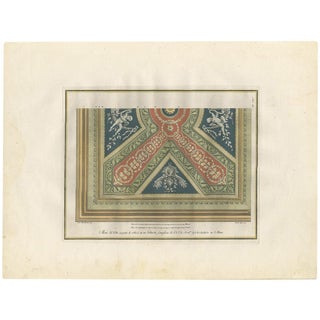 Albertolli, Ornaments ‘Tav. IX, 1782, Paper For Sale