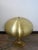 Metal Gilt Brass Mushroom Table Lamp, 1970s For Sale - Image 7 of 9