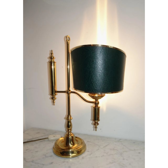 Metal Vintage French Bouillotte Table Lamp, 1960s For Sale - Image 7 of 18