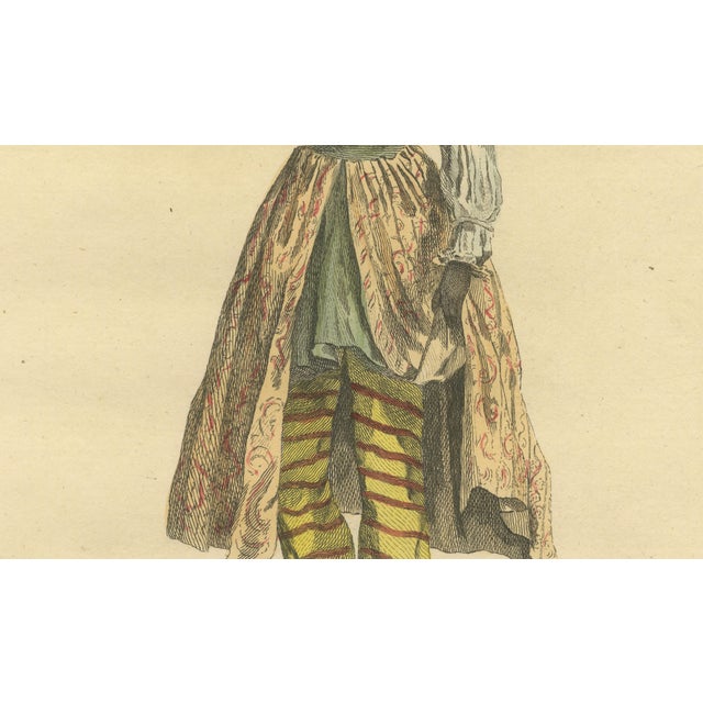Mid 18th Century European School Artist, Habit of a Woman of Fez in Africa, 1749, Engraving For Sale - Image 5 of 10