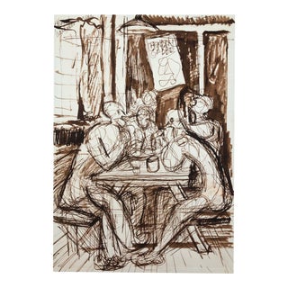 1940s William Palmer Cafe Conversation For Sale