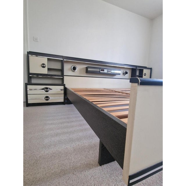 Italian Bed with Lighting and Radio For Sale - Image 5 of 18