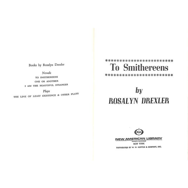 Traditional "To Smithereens" 1972 Drexler, Rosalyn For Sale - Image 3 of 4