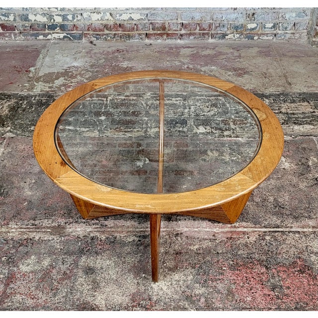 Mid Century Modern 1960s Danish Teak Round Coffee Table Chairish