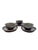 A stunning hand-painted Bat Trang ceramic tea set designed for four, made by the Gia Oanh pottery studio in Vietnam’s...
