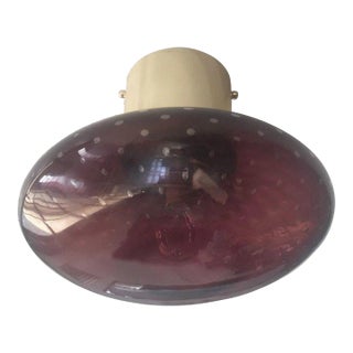 21st Century Polished Brass and Amethyst Bubbles Uno Flush Mount by Fabio Ltd For Sale