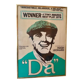 1978 "Da" Theater Poster, Framed For Sale