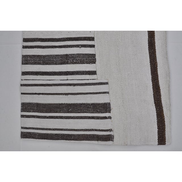 Oushak Vintage Hemp Kilim Runner For Sale - Image 9 of 10