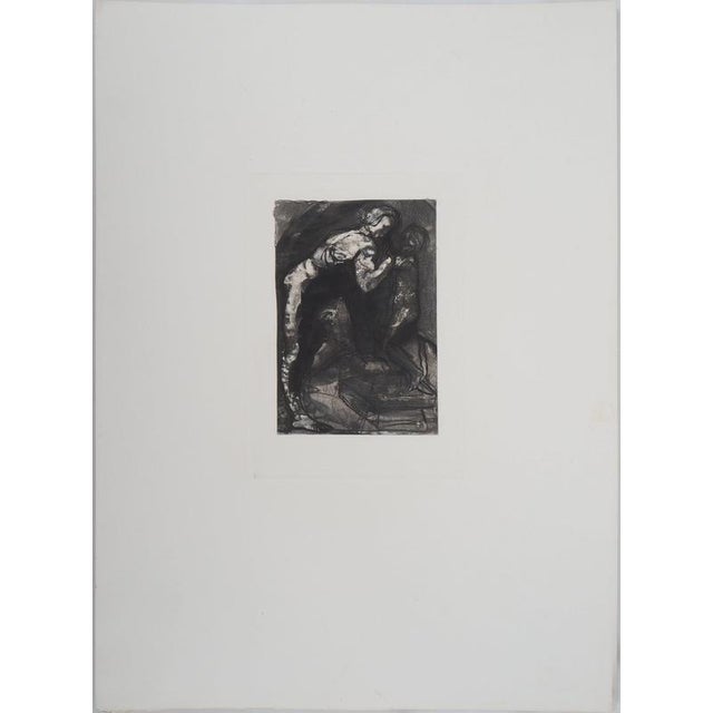 Auguste Rodin (1840-1917) (after) Michelangelo, 1897 Photogravure reworked using drypoint (Goupil Workshop) and enhanced...