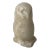 1970s Vintage Translucent White Alabaster Owl Sculpture For Sale