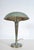 Metal French Art Deco Verdigris Green Brass Mushroom Desk Light, 1930s For Sale - Image 7 of 18